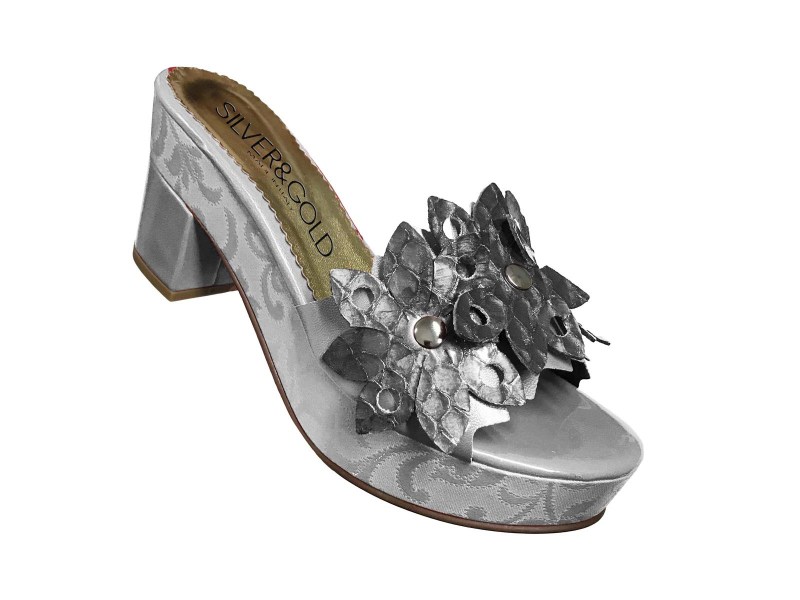 silver - 188 flower web